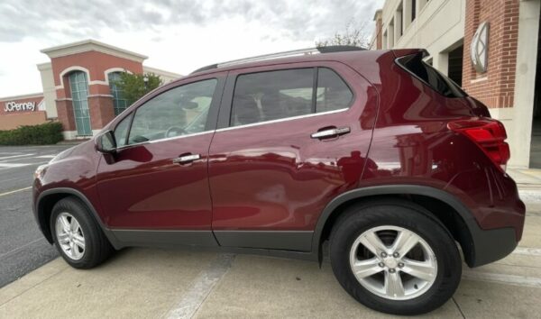 UNAVAILABLE-Burgundy Chevy Trax Suv - Image 3